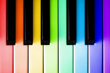 rainbow piano