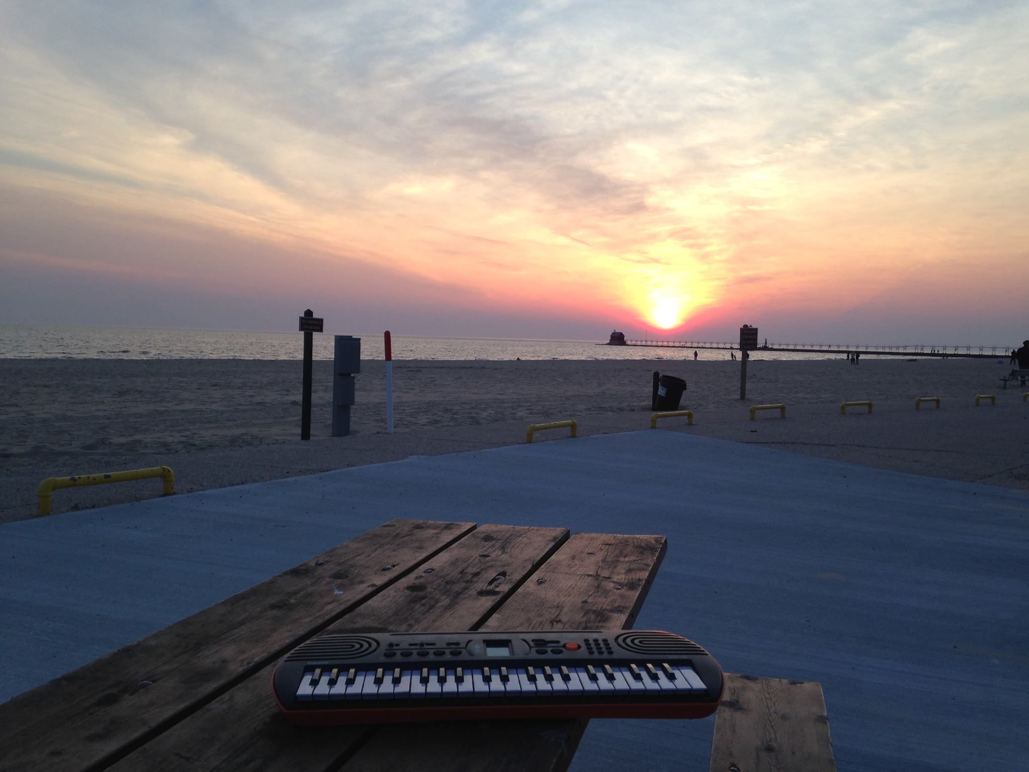 sunset keyboard
